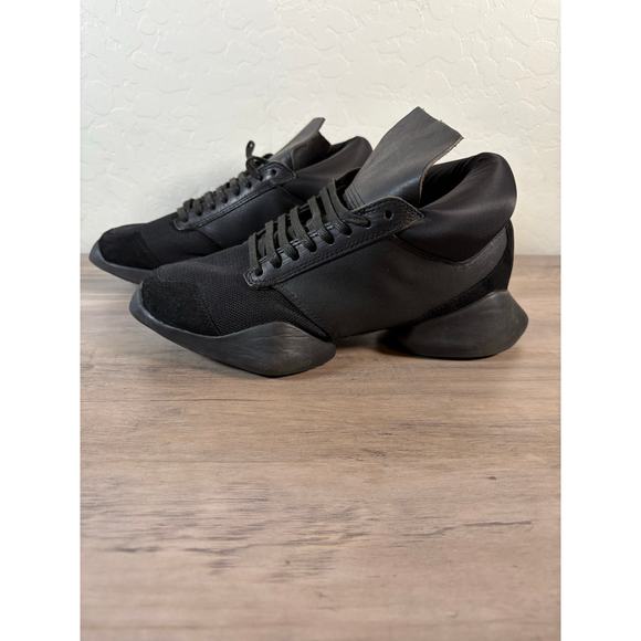 Rick Owens x‎ Adidas Men\'s Runner Shoes All Black Size 6 US 5.5 UK EUC main image 6